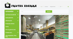 Desktop Screenshot of frutasadarra.com